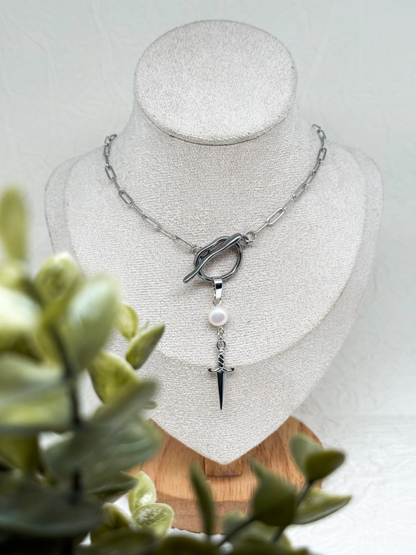 Ocean Fighter Kette | Gold & Silber | Süßwasserperle