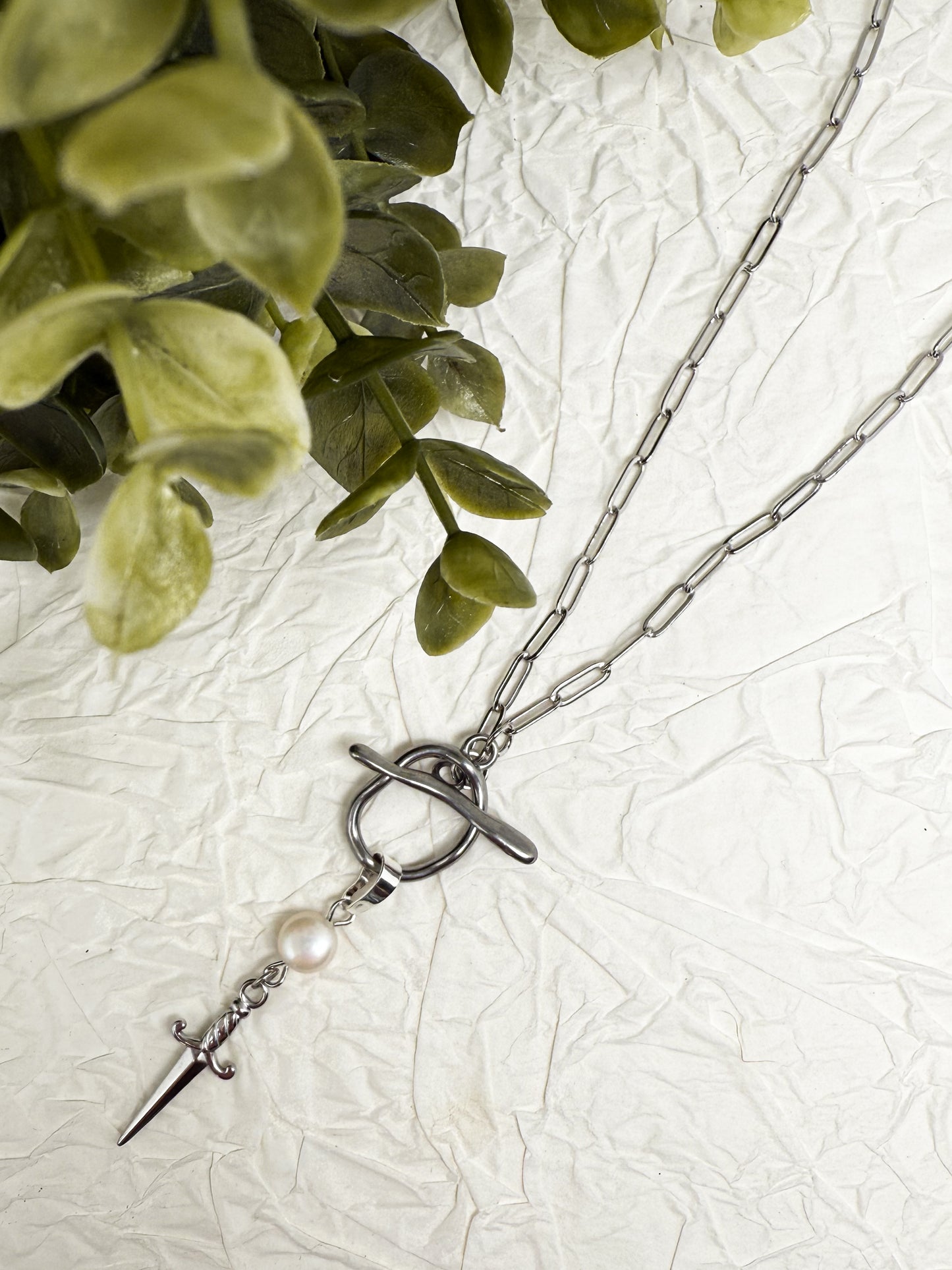 Ocean Fighter Kette | Gold & Silber | Süßwasserperle