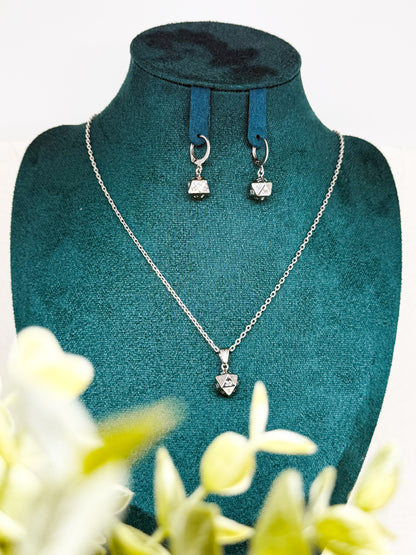 Edles Dungeons and Dragons Schmuck Set | Gold & SILBER