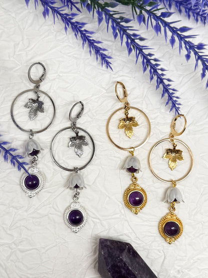 Fairy in lilac shine Amethyst Ohrringe | Gold & Silber | Edelstahl