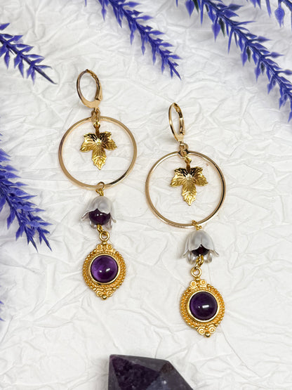 Fairy in lilac shine Amethyst Ohrringe | Gold & Silber | Edelstahl