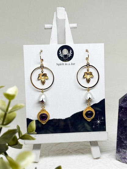 Fairy in lilac shine Amethyst Ohrringe | Gold & Silber | Edelstahl