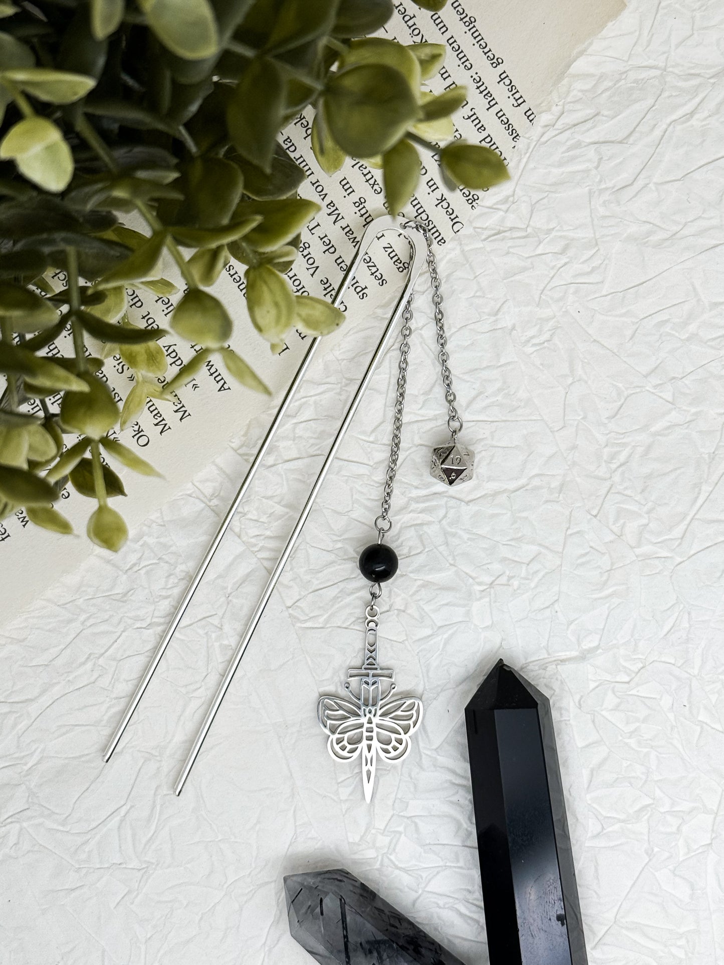 Haarnadeln mit DnD Fighter | Gold und Silber