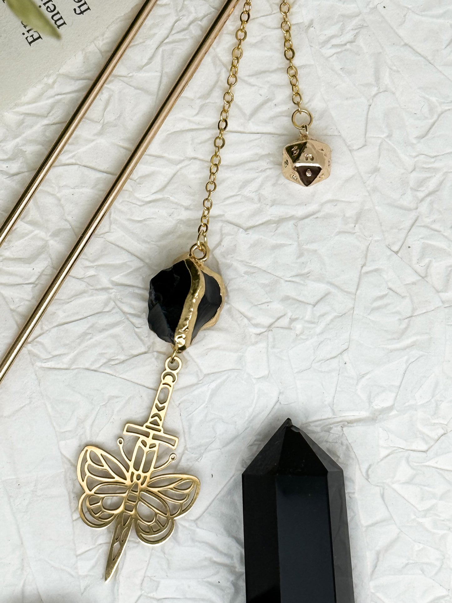 Haarnadeln mit DnD Fighter | Gold und Silber