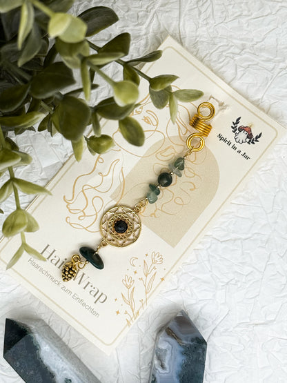 Hair Wrap "Witch ritual in the forest" | Dreadschmuck | Moosachat