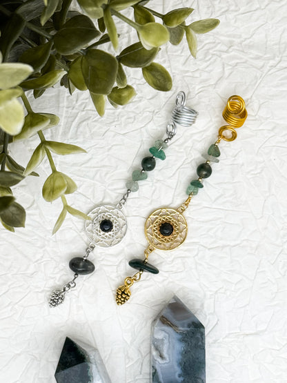 Hair Wrap "Witch ritual in the forest" | Dreadschmuck | Moosachat