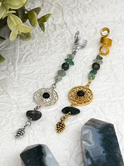 Hair Wrap "Witch ritual in the forest" | Dreadschmuck | Moosachat