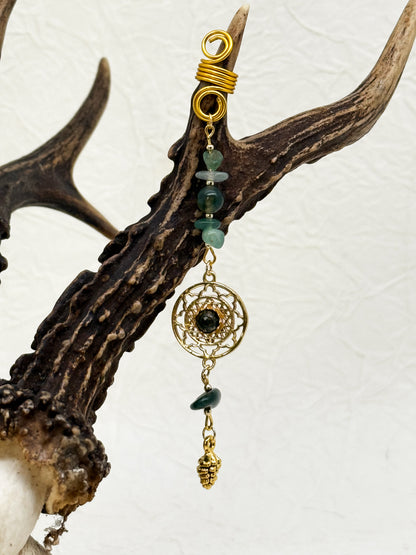 Hair Wrap "Witch ritual in the forest" | Dreadschmuck | Moosachat