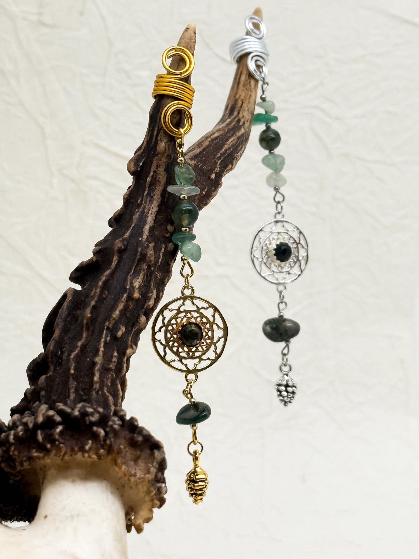 Hair Wrap "Witch ritual in the forest" | Dreadschmuck | Moosachat