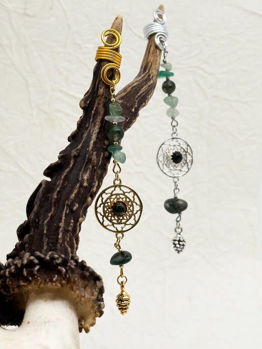 Hair Wrap "Witch ritual in the forest" | Dreadschmuck | Moosachat