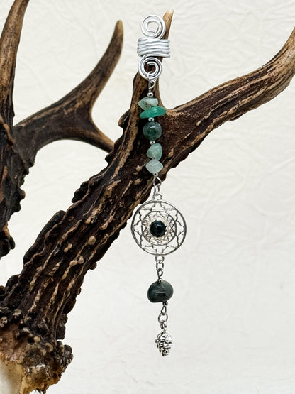 Hair Wrap "Witch ritual in the forest" | Dreadschmuck | Moosachat