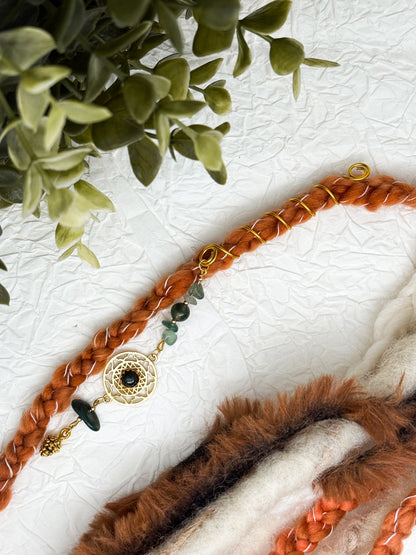 Hair Wrap "Witch ritual in the forest" | Dreadschmuck | Moosachat