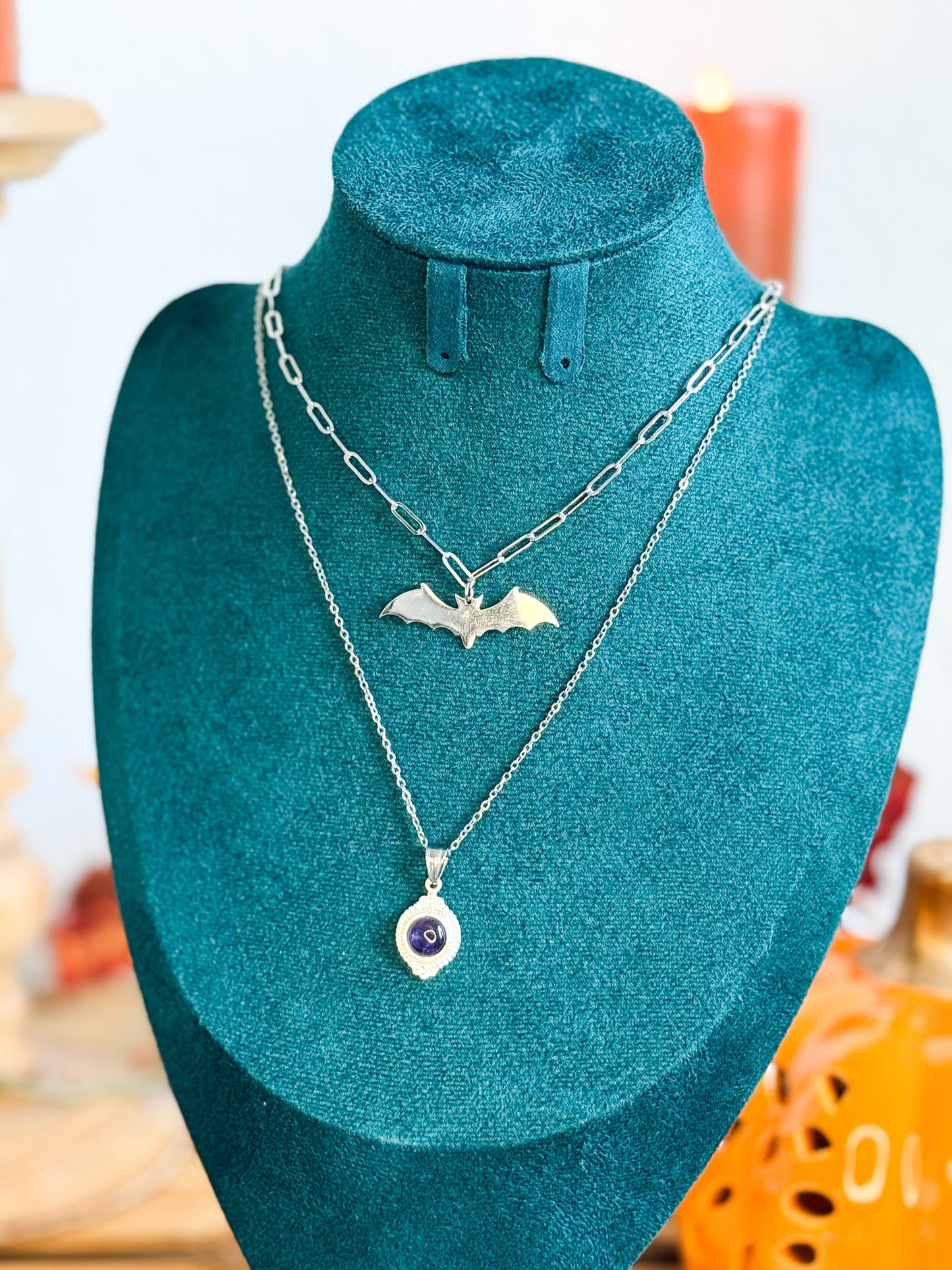 Eternal Night Kette | Gold & Silber | Amethyst