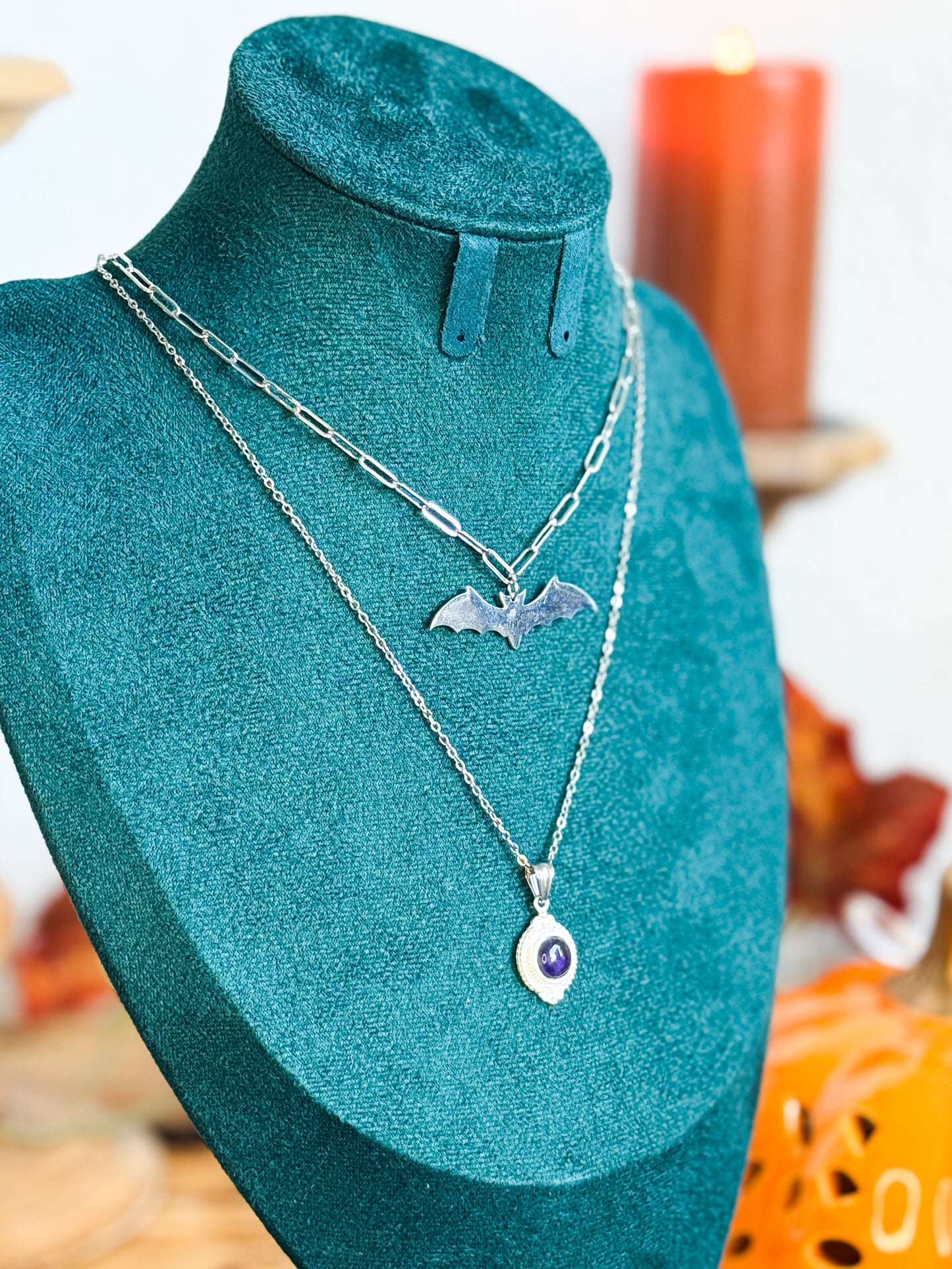 Eternal Night Kette | Gold & Silber | Amethyst