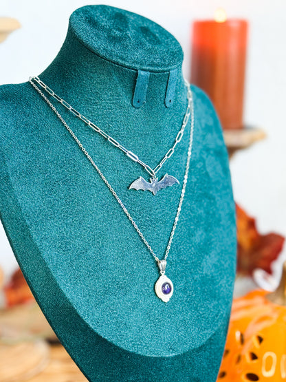 Eternal Night Kette | Gold & Silber | Amethyst