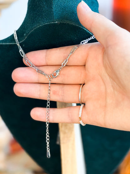 Eternal Night Kette | Gold & Silber | Amethyst