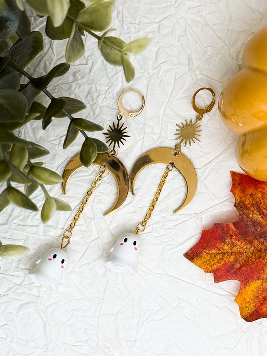 Ghost dancing with the moon - Ohrringe | Gold & Silber | Edelstahl