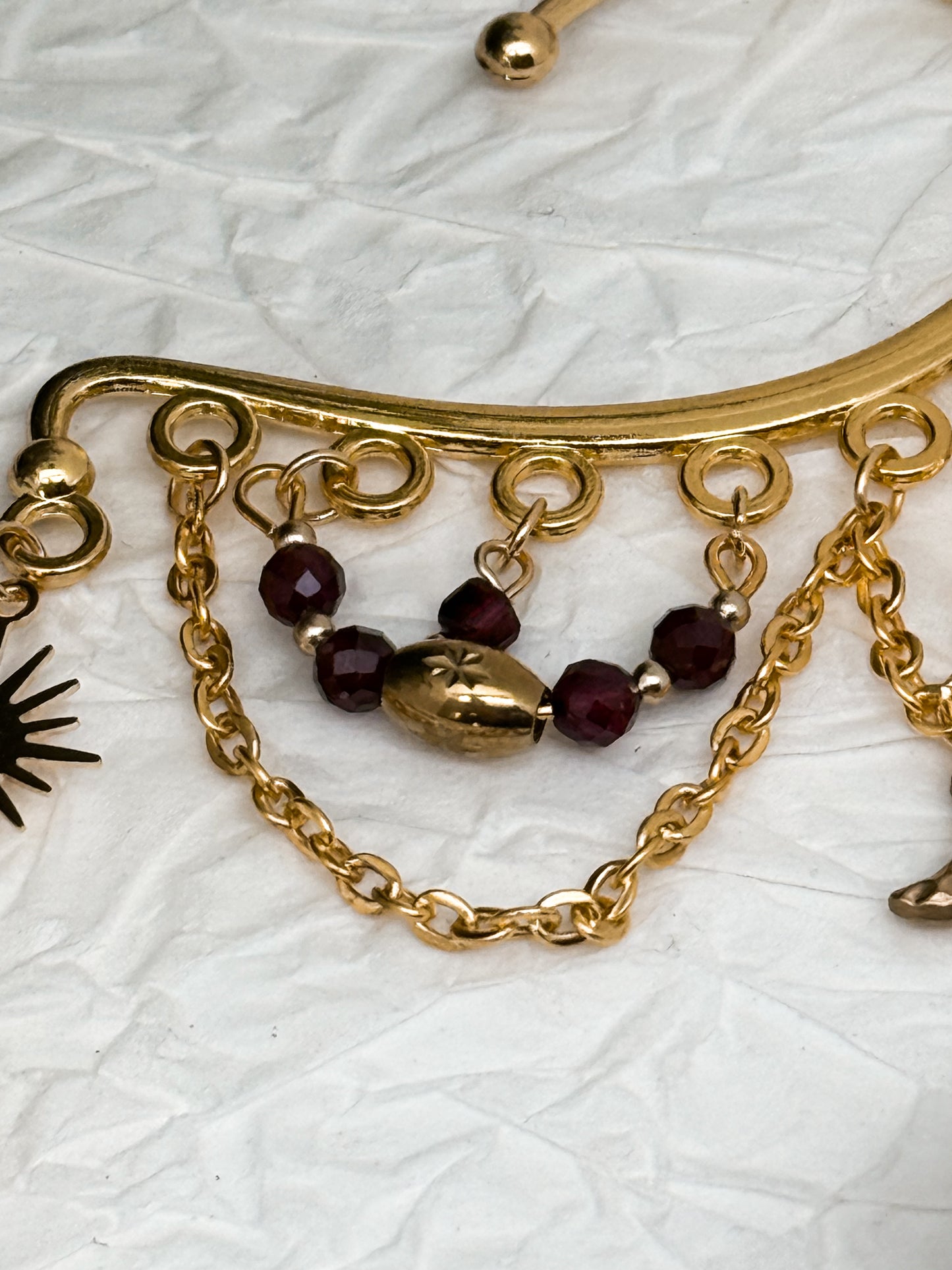 Ohrhaken EINZELN | Ohrmanschette fly agaric | Ohrringe ohne Ohrlöcher