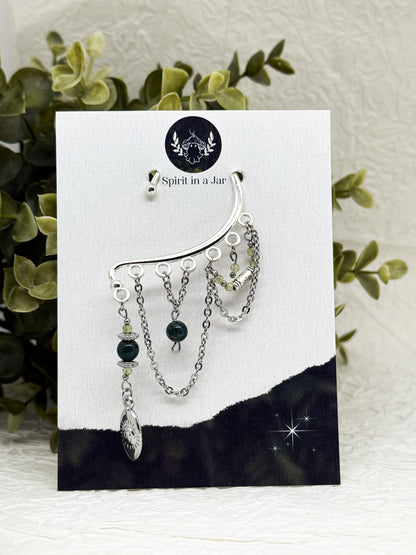 Ohrhaken EINZELN | Ohrmanschette Witchy Forrest | Ohrringe ohne Ohrlöcher