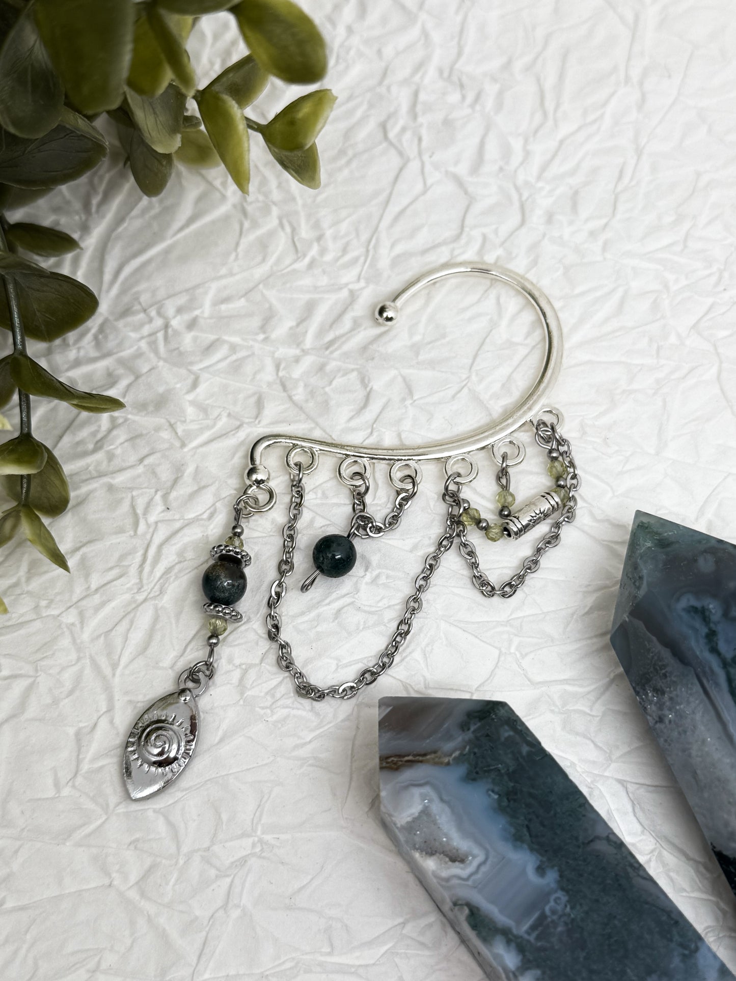 Ohrhaken EINZELN | Ohrmanschette Witchy Forrest | Ohrringe ohne Ohrlöcher