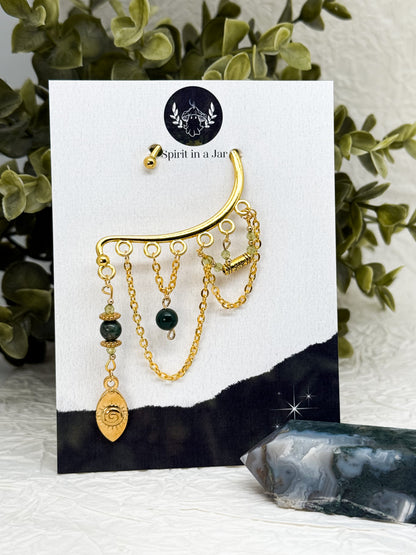 Ohrhaken EINZELN | Ohrmanschette Witchy Forrest | Ohrringe ohne Ohrlöcher