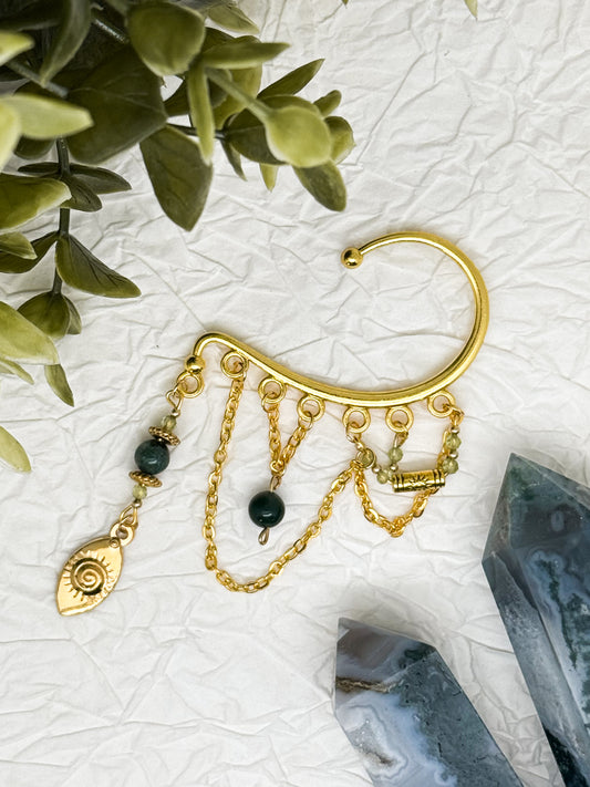 Ohrhaken EINZELN | Ohrmanschette Witchy Forrest | Ohrringe ohne Ohrlöcher