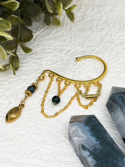 Ohrhaken EINZELN | Ohrmanschette Witchy Forrest | Ohrringe ohne Ohrlöcher