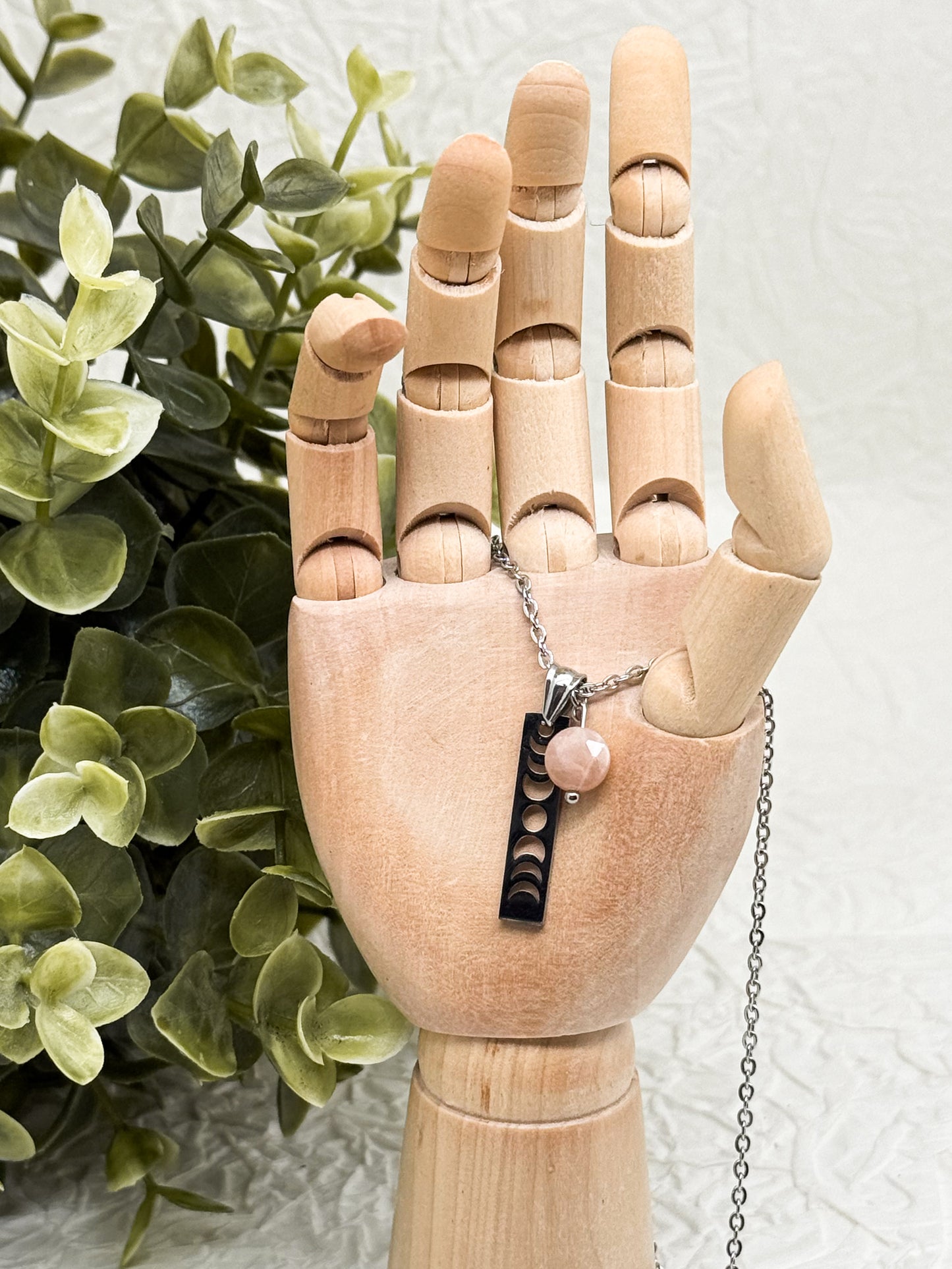 Lunar Cycle Kette | Gold & Silber | Labradorit & Sonnenstein