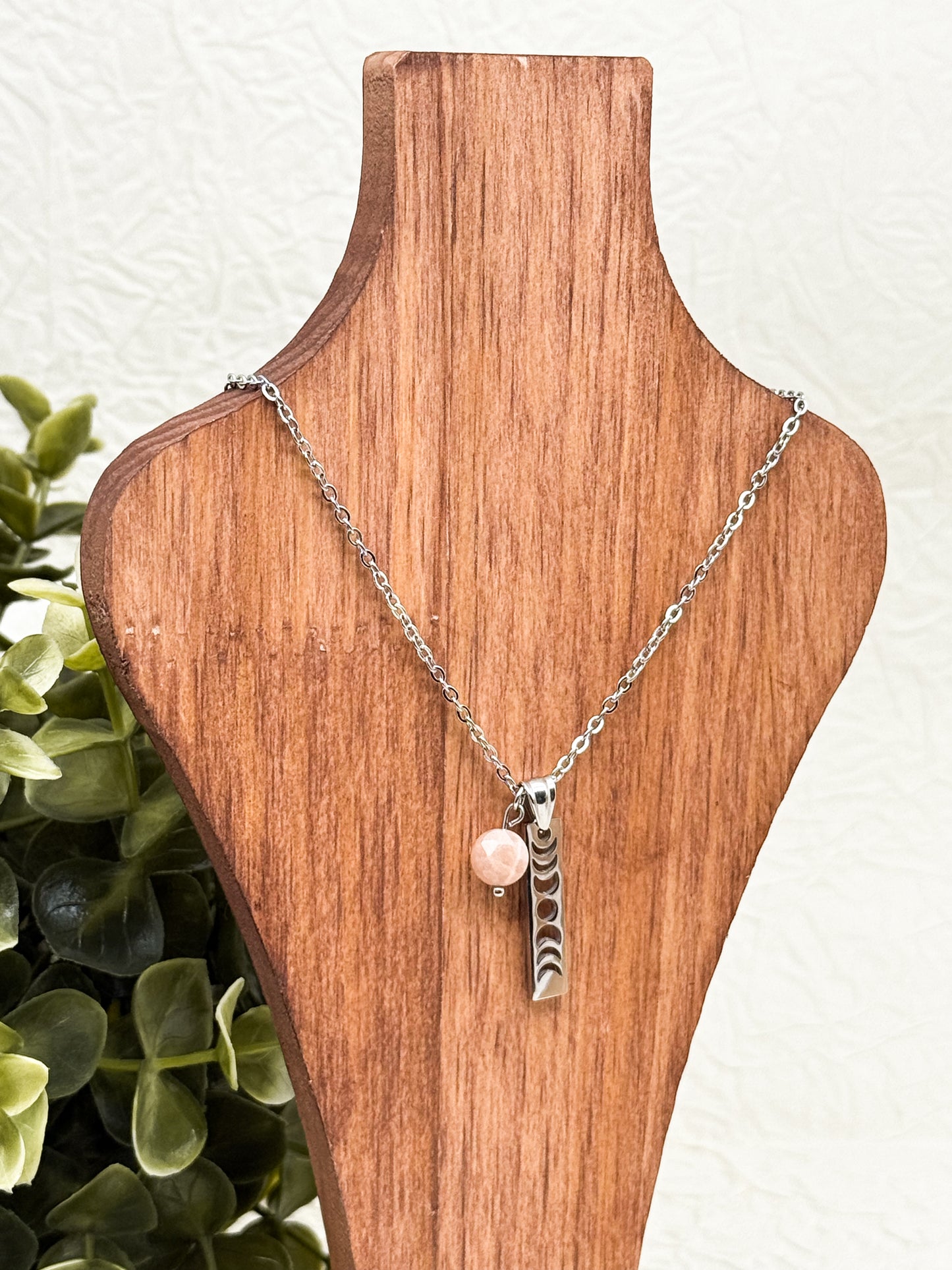 Lunar Cycle Kette | Gold & Silber | Labradorit & Sonnenstein