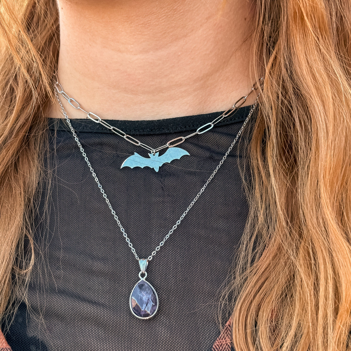 Eternal Night Kette mit Amethyst | Gold & Silber | Edelstahl