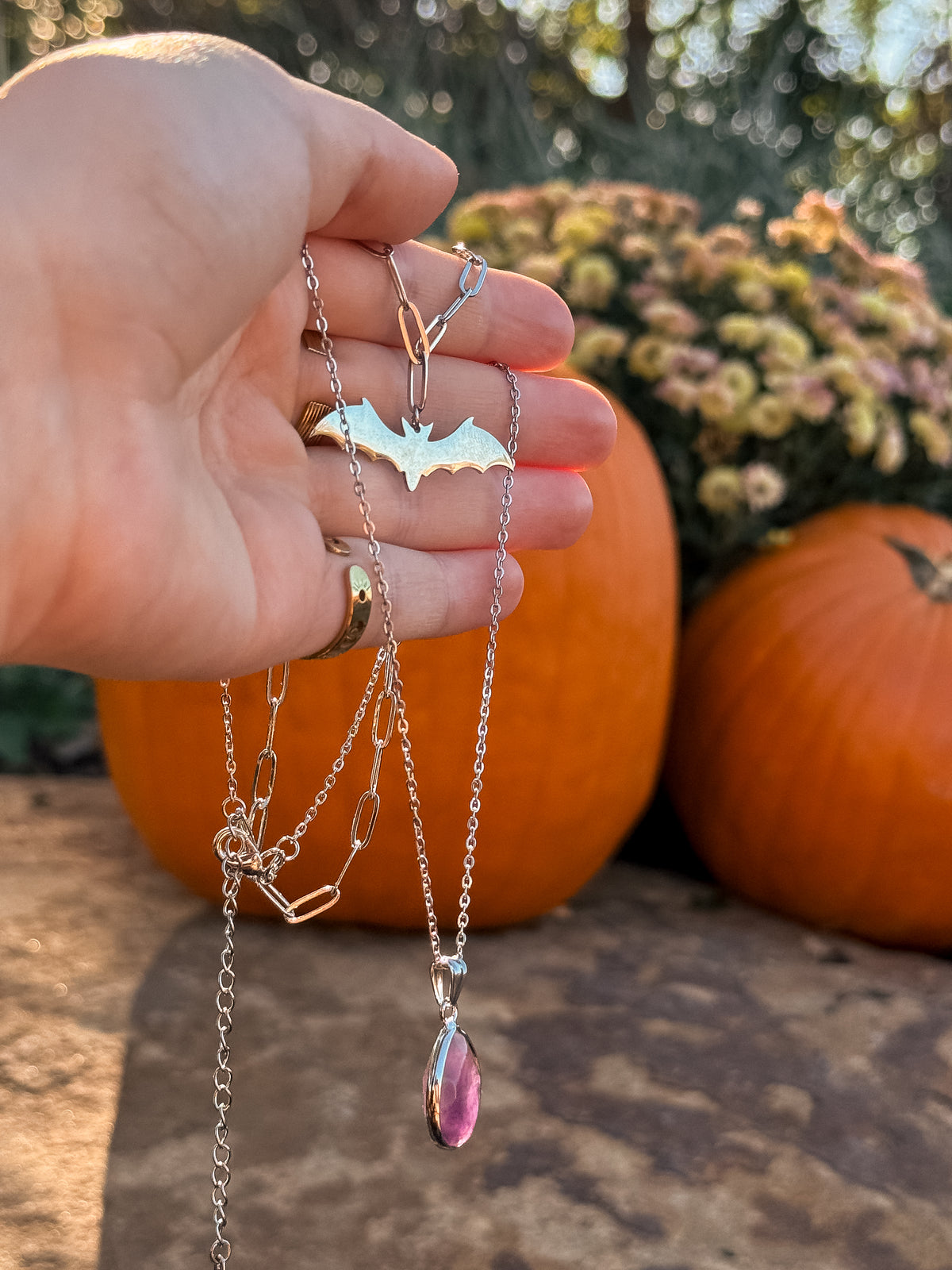 Eternal Night Kette mit Amethyst | Gold & Silber | Edelstahl