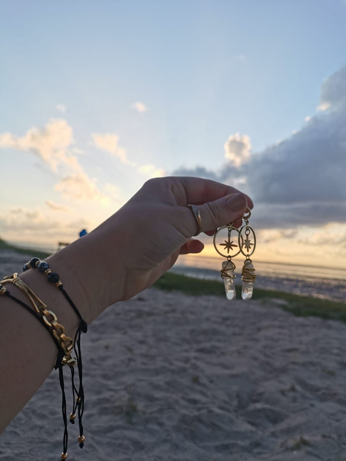 Spirit of the polarstar l Silber & Gold | Bergkristall Spitzen