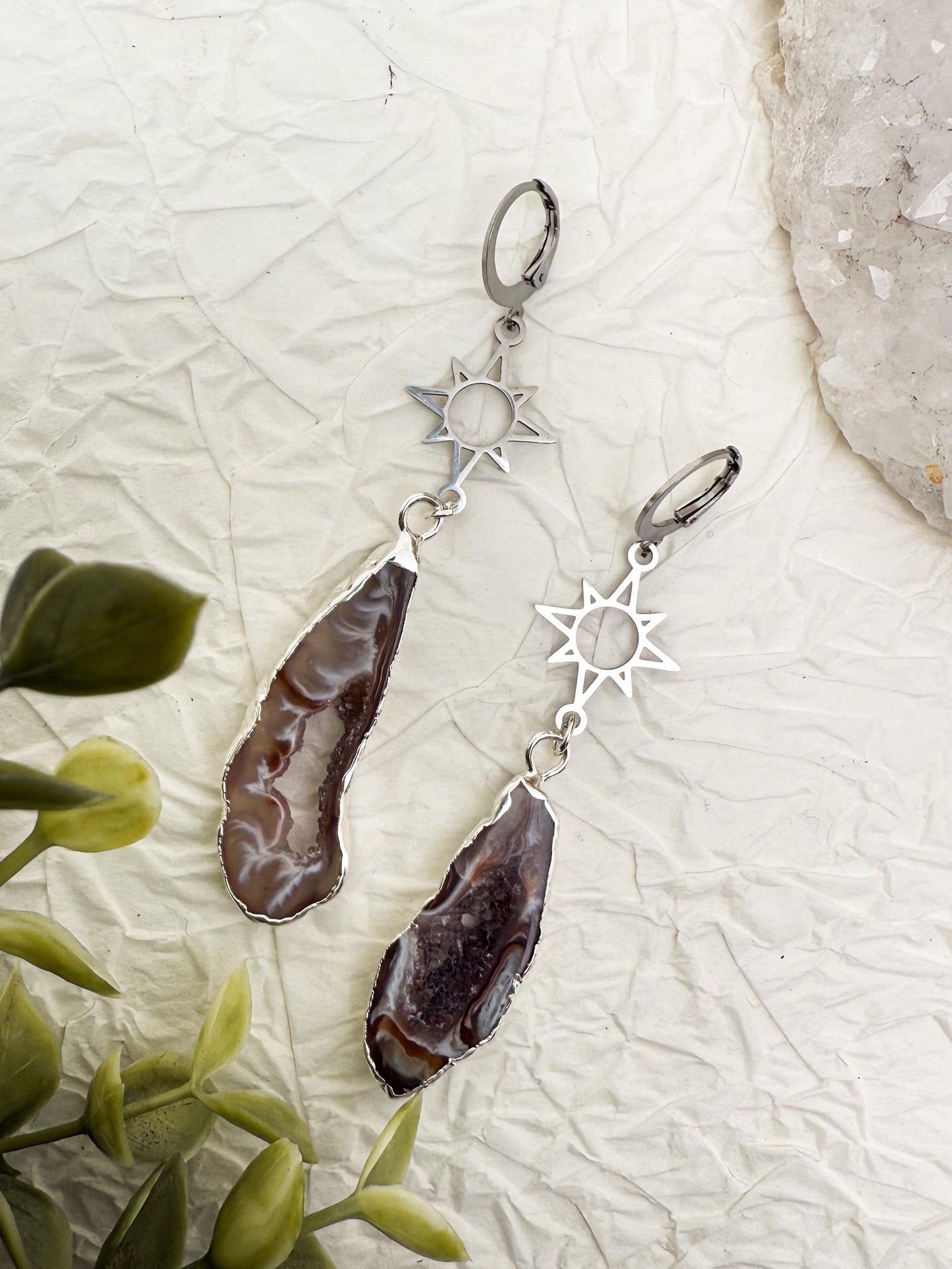 Your own Druzy Dream l Gold und Silber | Achat Drusen