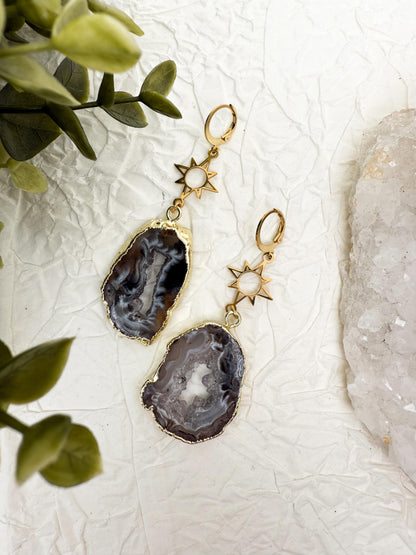 Your own Druzy Dream l Gold und Silber | Achat Drusen