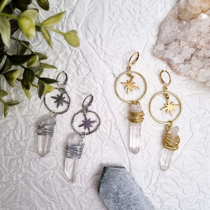 Spirit of the polarstar l Silber & Gold | Bergkristall Spitzen