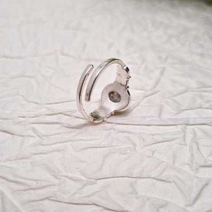 Drops of fire and water Ring | Mondstein - Karneol | Größenverstellbar